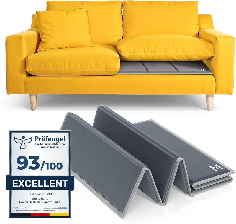 Meliusly Heavy Duty Couch Cushion Support for Sagging Cushions (24x48) Reinforced Wood Sofa Cushion Support Board for Sagging Seat, Deep Couch Supporter for Under The Cushions, Loveseat Saver - Image 1